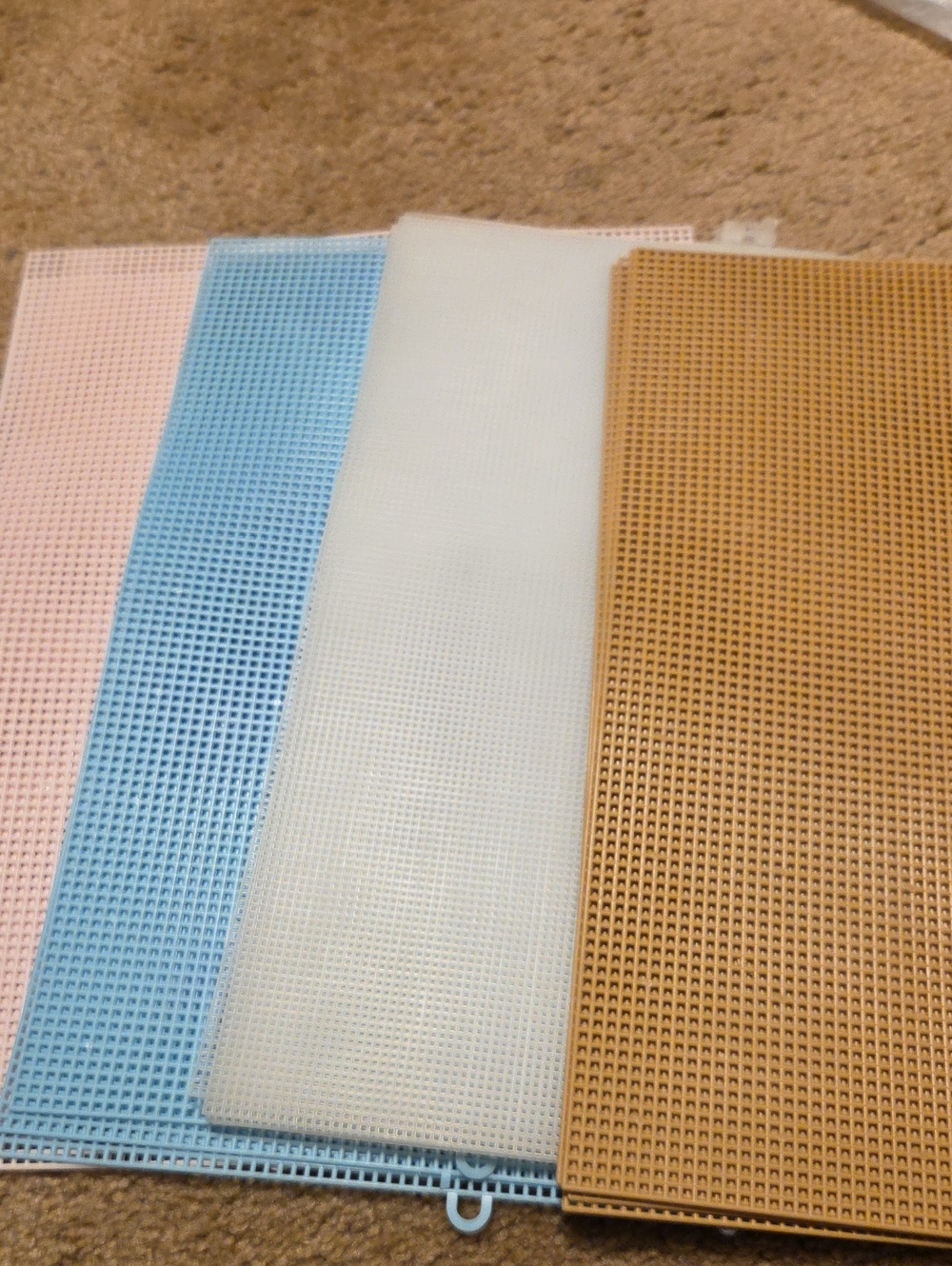 NEW Mesh Canvas Sheets - Pink, Blue, White, Brown